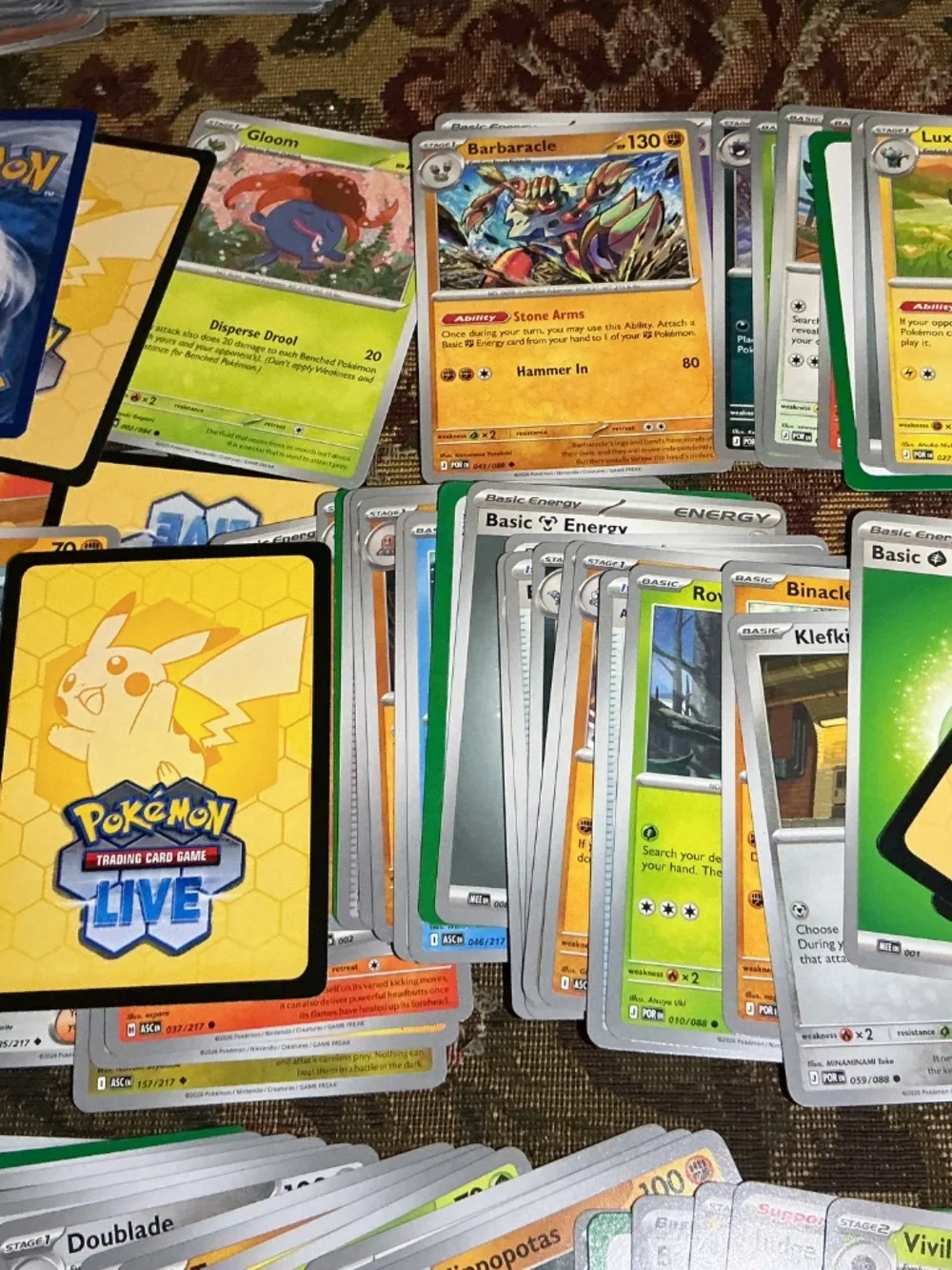 Pokemon Bulk Card Lot of 115 cards from the 2020s